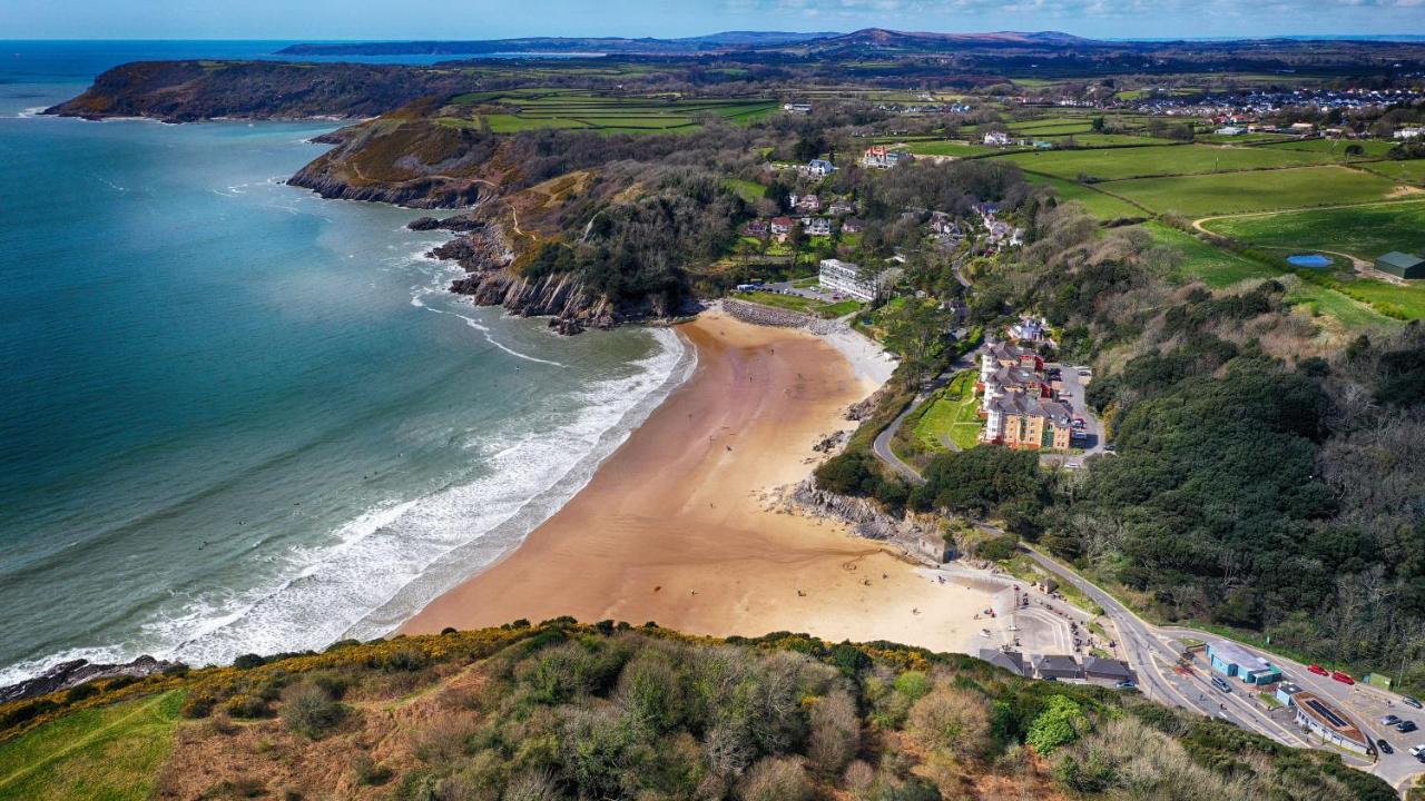 Caswell Beach Chalet 70 Located In Gower Peninsula Swansea Kültér fotó